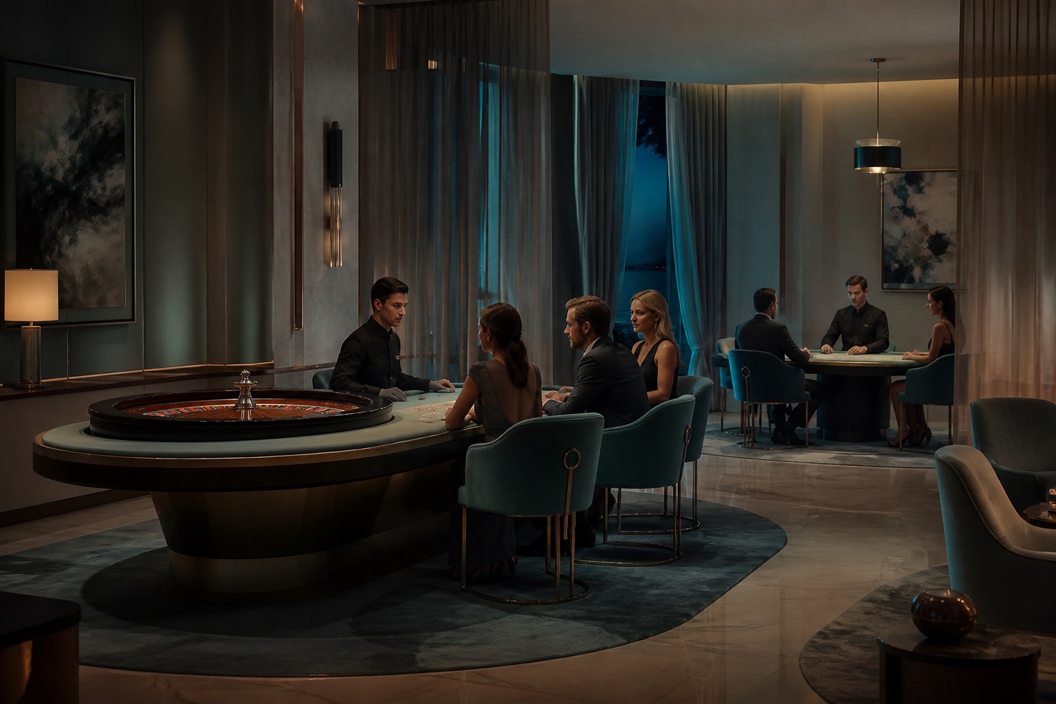 Refined Casino Resort room